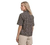 Hemdbluse STREET ONE, Damen, Gr. 34, braun (light terra mocha), Web, 100% Baumwolle, normal normal, V-Ausschnitt, abgesteppt, Blusen Hemdbluse, aus reiner Baumwolle (14352551-34) light terra mocha