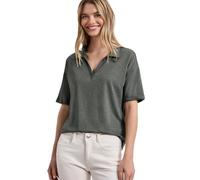 Street One Damen Kurzarm Poloshirt aus Jersey