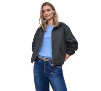 Kurzjacke STREET ONE, Damen, Gr. 42, skyfall blau, Web, 66% Baumwolle, 34% Polyester, unifarben, comfort fit normal, ohne Ausschnitt, Bündchen, Jacken Kurzjacke, im soften Baumwoll-Mix (39322115-42) s
