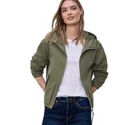 Street One Kurzjacke Damen Schwarz/Vetivergrün - Baumwoll-Mix 66%/34% - Gr. 44