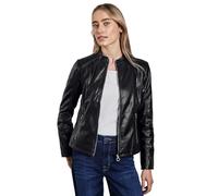 Lederjacke STREET ONE Gr. 44, schwarz Damen, Jacken (90256231-44) schwarz
