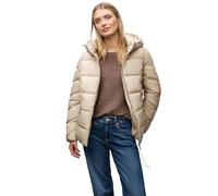 Steppjacke STREET ONE, Damen, Gr. 44, smooth champagne, Stoff, Obermaterial: 100% Polyester; Futter: 100% Polyester; Füllung: 100% Polyester, unifarben, casual, normal kurz, ohne Ausschnitt, Langarm B