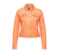Street One Damen Kurze Veloursjacke Strong Mandarine 42