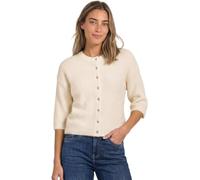 Street One Damen Kuscheliger Halbarm Cardigan mit Rundhals