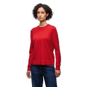 Street One Frauen Kuscheliger Pullover in Rot, Gr: 44