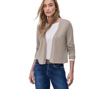 Cardigan STREET ONE, Herren, Gr. 42, timeless beige, Stoff, 60% Viskose, 40% Polyester, unifarben, comfort fit normal, ohne Ausschnitt, normaler Saum, Strickjacken, in Unifarbe (73825204-42) timeless 