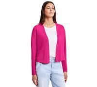 Strickjacke STREET ONE "Style Nette", Herren, Gr. 42, magenta dream, Jersey, Obermaterial: 60% Viskose, 40% Polyester, normal hüftbedeckend, V-Ausschnitt, abgerundeter Saum, Strickjacken Strickjacke,