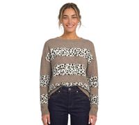 Street One Damen Langarm Jacquard Pullover mit Boat Neck
