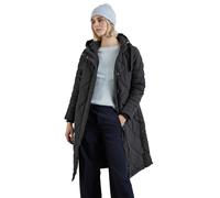 Steppjacke STREET ONE, Damen, Gr. 38, blau (gravity blau), Stoff, 100% Polyester, unifarben, gerade hüftbedeckend, ohne Ausschnitt, Bündchen, Jacken, mit Kapuze mit Tunnelzugband (53093440-38) gravity