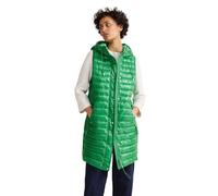 Street One Damen Lange Steppweste arty green 38