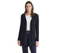 STREET ONE Damen Lange Strickjacke, deep blue, 34