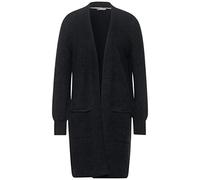 Street One Damen Lange Strickjacke in Uni Dark Shaded Grey 38
