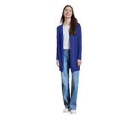 Strickjacke STREET ONE, Damen, Gr. 36, blau (dodger blau), Stoff, 70% Viskose, 30% Nylon, unifarben, normal lang, ohne Ausschnitt, Bündchen, Strickjacken, aus softer Viskose (74040830-36) dodger blau