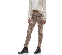 Street One Damen Leggings mit Leo-Muster