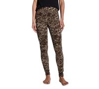 Leggings STREET ONE, Damen, Gr. 38, braun (cub braun), Web, 95% Baumwolle, 5% Elasthan, animal-print, skinny fit normal, Hosen Leggings, aus Baumwolle mit Stretchanteil (53527748-38) cub braun