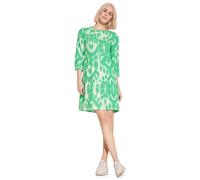 Leinen Kleid mit Print - 44