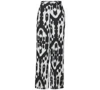 Street One Damen Leinenhose mit Print Black,42W/32L