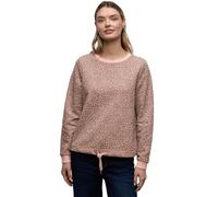 Street One Sweatshirt Damen Rundhals Comfort Fit Gr. 40 Light Apricot 85% Baumwolle/15% Polyester