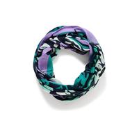 Street One Damen Loop Schal mit Muster intense aqua A