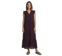Street One Damen Maxi-Chiffonkleid mit Volants und Print