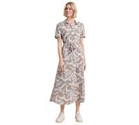 Street One Damen Maxi-Kleid mit Hemdkragen und Print