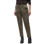 Street One Stoffhose Melange mit Detail – Loose-Fit, knöchellang, Braun meliert Gr. 46