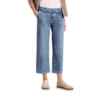 Street One Damen Mid Waist Wide Leg Jeans im Loose Fit 3817835