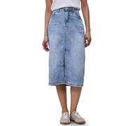 Street One Frauen Midi-Jeansrock in hellblauer Waschung in Blau, Gr: 34