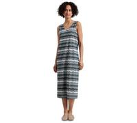 Street One Frauen Midikleid in Jacquard-Qualität mit V-Neck in Grün, Gr: 42