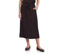 Sommerrock STREET ONE, Damen, Gr. 46, rustic rouge, Stoff, 100% Viskose, normal wadenlang, Röcke, Elastikbund mit Tunnelzug (75468653-46) rustic rouge