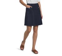Minirock STREET ONE, Damen, Gr. 40, schwarzest blau, Stoff, 70% Viskose, 25% Polyester, 5% Elasthan, unifarben, comfort fit kniefrei, Röcke Minirock, in Unifarbe (37954305-40) schwarzest blau