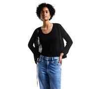 Street One Damen Offene Ajour-Look Jacke