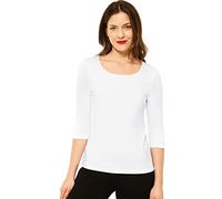 Street One Damen Pania T Shirt, Weiß, 40 EU