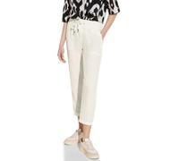 Street One Damen Papertouch Leinenhose Off White,42W/28L
