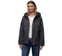 Parka STREET ONE, Damen, Gr. 38, skyfall blau, Stoff, Obermaterial: 100% Polyester; Futter: 100% Polyester, unifarben, normal normal, ohne Ausschnitt, Bündchen, Jacken Parka, mit Kapuze (68221803-38)