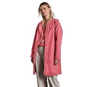 Kurzjacke STREET ONE, Damen, Gr. 38, light coral pink, Web, Obermaterial: 68% Baumwolle, 32% Nylon; Futter: 100% Polyester, unifarben, casual, normal kniefrei, ohne Ausschnitt, Langarm Bündchen, Jacke