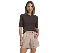 Poloshirt im Strick-Look mit Rippstruktur