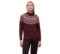 Street One Frauen Pullover im Norweger-Look in Rot, Gr: 36