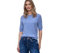 Street One Frauen Pullover in Unifarbe in Blau, Gr: 44