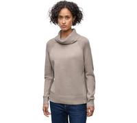 Street One Frauen Pullover mit Stehkragen in Beige, Gr: 34