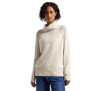 Rollkragenpullover STREET ONE, Damen, Gr. 46, tusk cream meliert, Stoff, 30% Polyester, 29% Polyacryl, 21% Viskose, 20% Nylon, unifarben, normal normal, hoch geschlossener Ausschnitt, Strickbündchen,