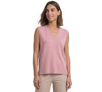Pullunder STREET ONE, Damen, Gr. 36, vintage blush meliert, Stoff, 30% Polyester, 27% Polyacryl, 23% Polyamid, 20% Viskose, unifarben, comfort fit normal, V-Ausschnitt, normaler Saum, Pullover Pullund