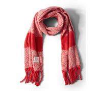 STREET ONE Damen A572556 Schal mit dicken Fransen, mandarin red, A