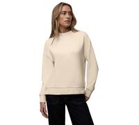 Street One Shirt mit Ripp-Details Rundhals Damen Soft Beige Gr. 38