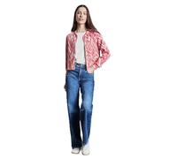 Street One Damen Silk-Look Jacke mit Print