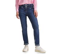 Street One Damen Slim Jeans Style Jane, Mid Indigo Random Wash, 34W / 30L