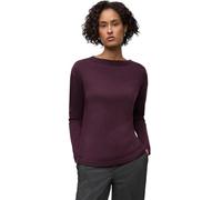Strickpullover STREET ONE, Damen, Gr. 34, lila (jazz berry), Stoff, 30% Polyester, 29% Polyacryl, 21% Viskose, 20% Nylon, unifarben, comfort fit normal, U-Boot-Ausschnitt, Bündchen, Pullover Strickpul
