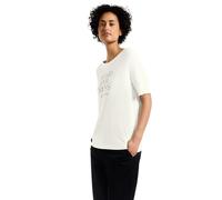 Street One Damen Softes Wording-Shirt Weiß Größe 36