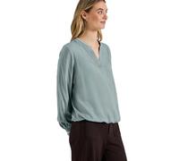 Street One Damen Split Neck Bluse mit Tape