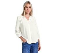Street One Damen Split Neck Seersucker Bluse